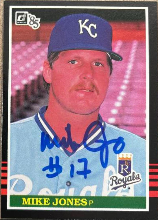 Mike Jones Autographed 1985 Donruss #640