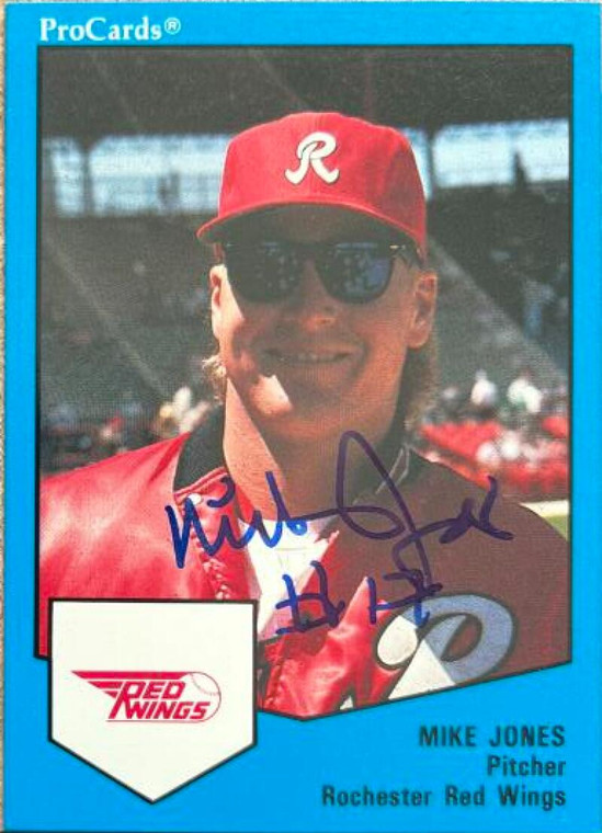 Mike Jones Autographed 1989 ProCards Triple A #1657