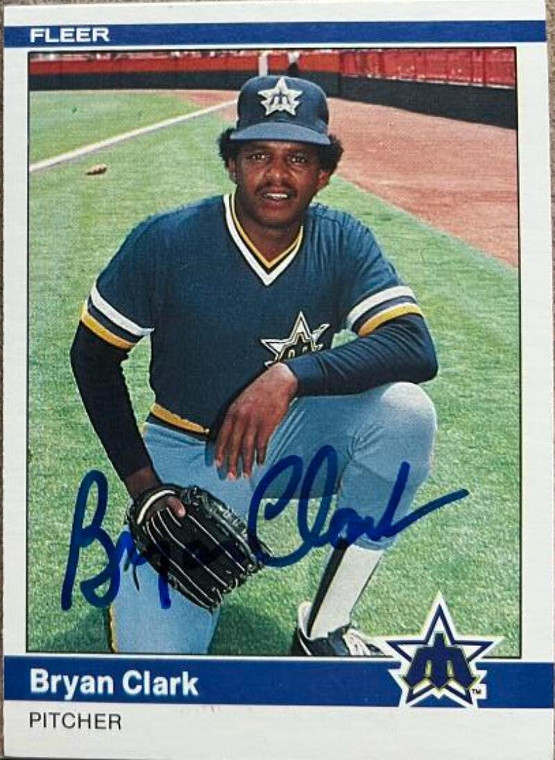 Bryan Clark Autographed 1984 Fleer #609