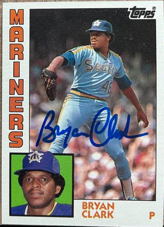 Bryan Clark Autographed 1984 Topps #22