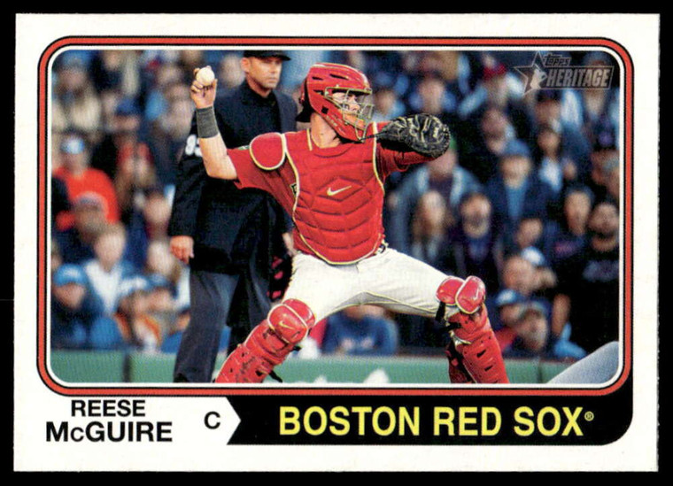 2023 Topps Heritage High Number #525 Reese McGuire NM-MT Boston Red Sox 