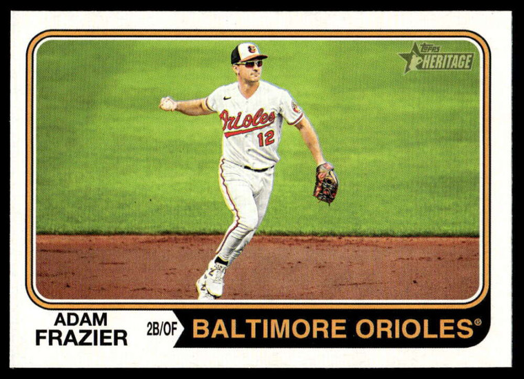 2023 Topps Heritage High Number #555 Adam Frazier NM-MT Baltimore Orioles 