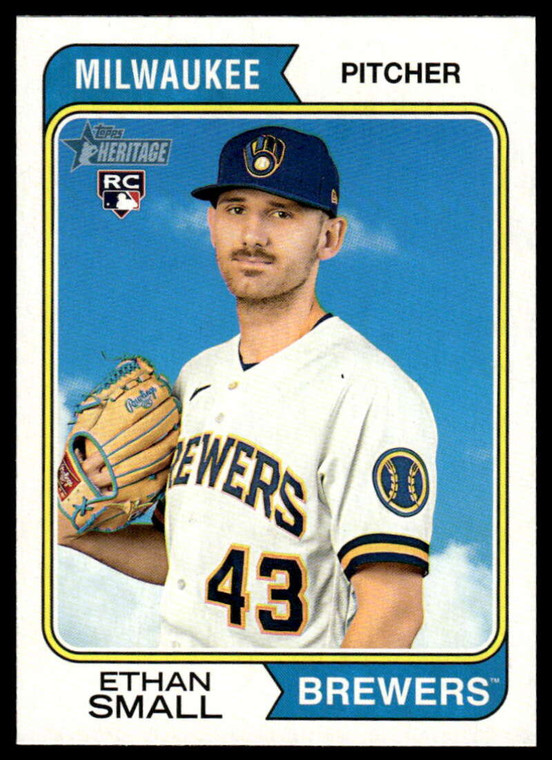 2023 Topps Heritage High Number #561 Ethan Small NM-MT RC Rookie Milwaukee Brewers 