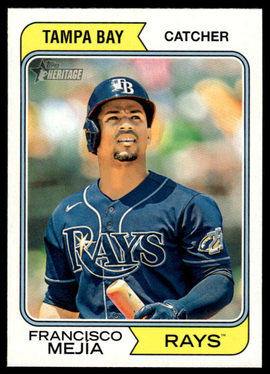 2023 Topps Heritage High Number #592 Francisco Mejia NM-MT Tampa Bay Rays 