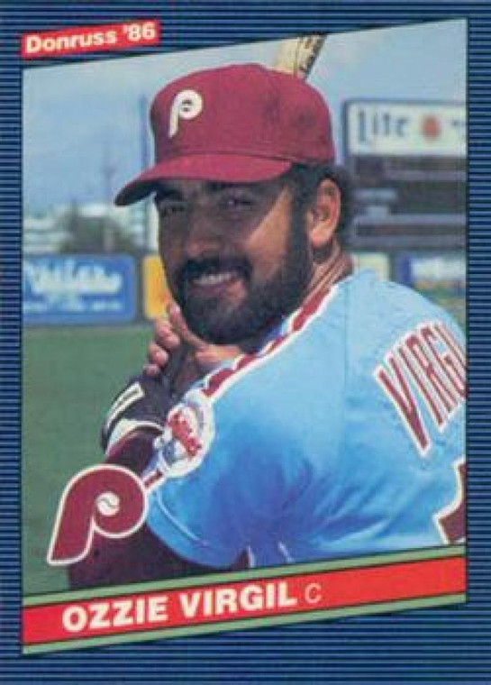 1986 Donruss #137 Ozzie Virgil NM-MT Philadelphia Phillies 