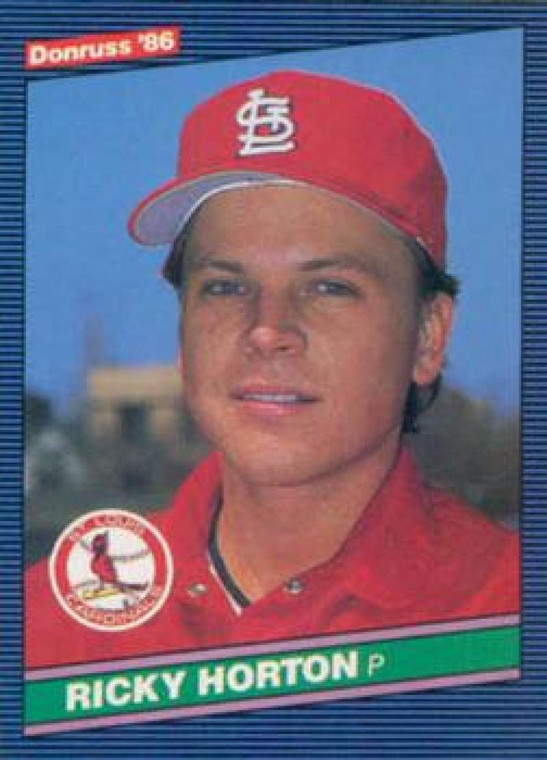 1986 Donruss #138 Ricky Horton NM-MT St. Louis Cardinals 