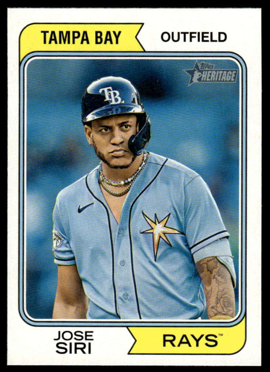 2023 Topps Heritage High Number #661 Jose Siri NM-MT Tampa Bay Rays 