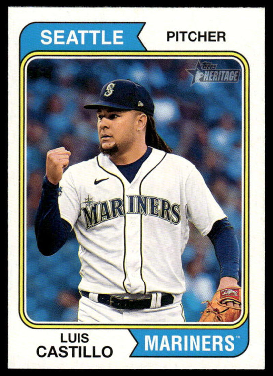 2023 Topps Heritage High Number #669 Luis Castillo NM-MT Seattle Mariners 