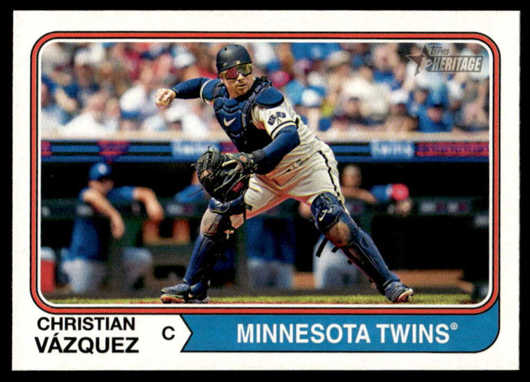 2023 Topps Heritage High Number #673 Christian Vazquez NM-MT Minnesota Twins 