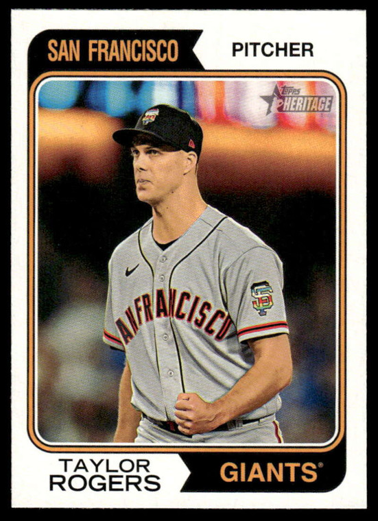 2023 Topps Heritage High Number #682 Taylor Rogers NM-MT San Francisco Giants 