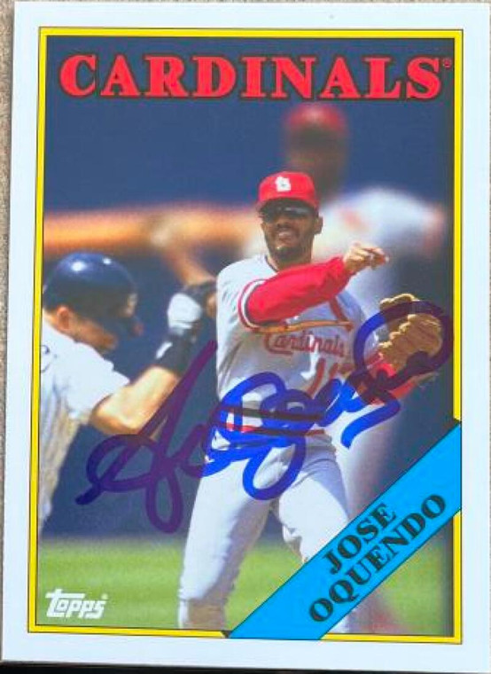 Jose Oquendo Autographed 2012 Topps Archives #238 SP
