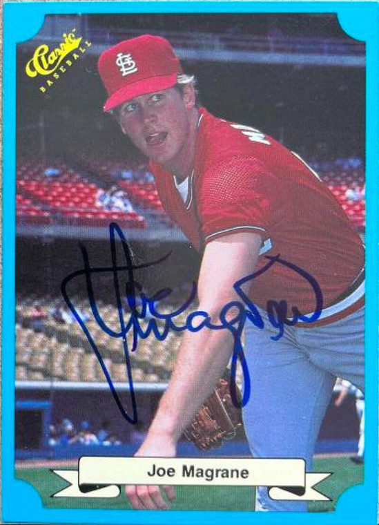 Joe Magrane Autographed 1988 Classic Blue #240