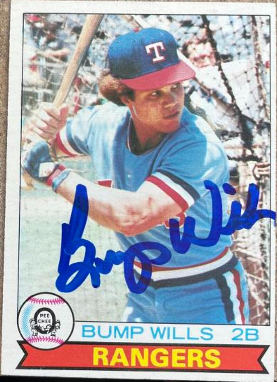 Bump Wills Autographed 1979 O-Pee-Chee #190