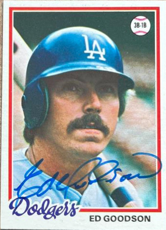 Ed Goodson Autographed 1978 Topps #586