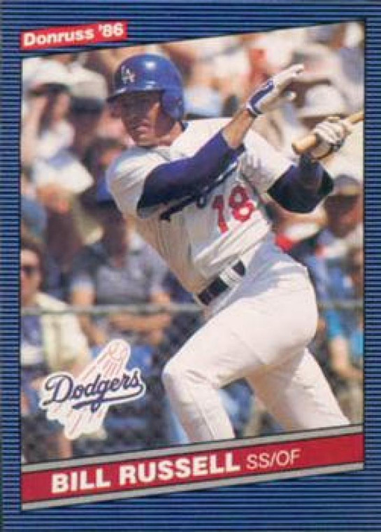 1986 Donruss #153 Bill Russell NM-MT Los Angeles Dodgers 