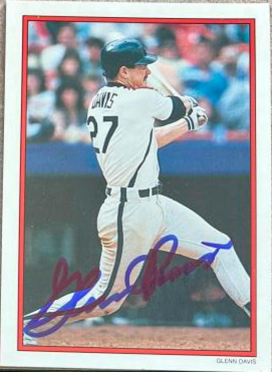 Glenn Davis Autographed 1990 Topps - 1990 All-Star Set Collector's Edition (Glossy Send-Ins) #3 
