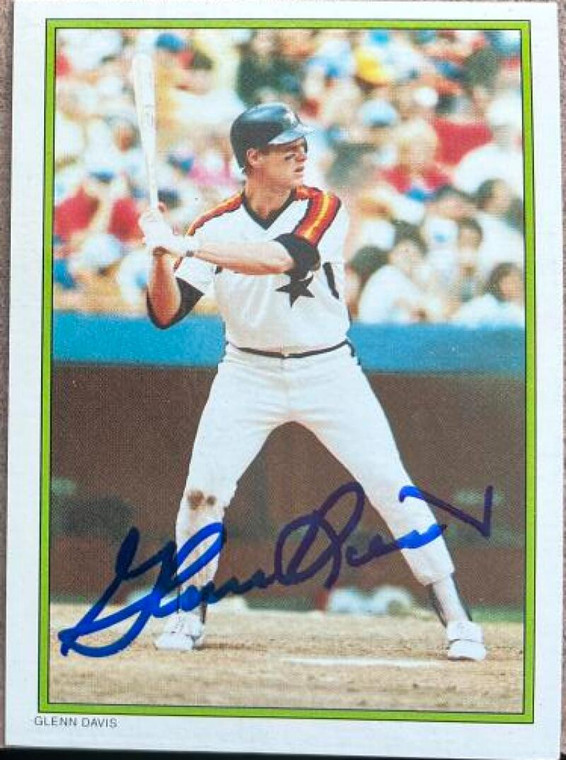 Glenn Davis Autographed 1986 Topps - 1986 All-Star Set Collector's Edition (Glossy Send-Ins) #59 