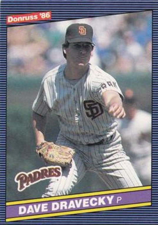 1986 Donruss #162 Dave Dravecky NM-MT San Diego Padres 