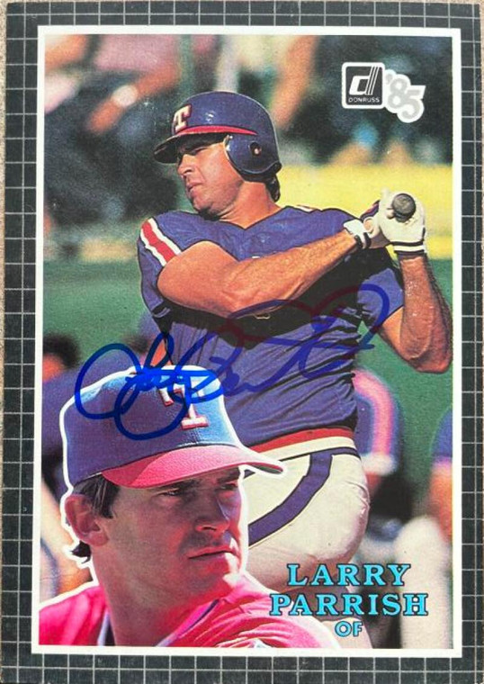 Larry Parrish Autographed 1985 Donruss Action All-Stars #29