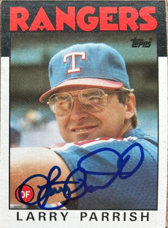 Larry Parrish Autographed 1986 Topps #238 ID: 147646