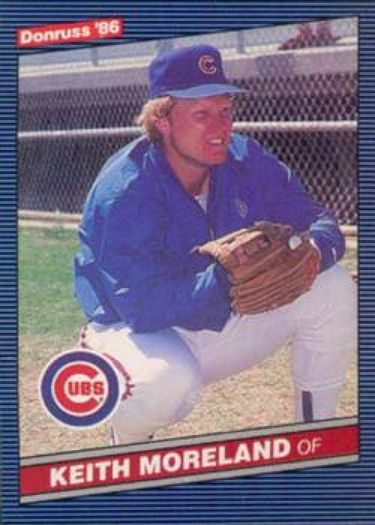 1986 Donruss #167 Keith Moreland NM-MT Chicago Cubs 
