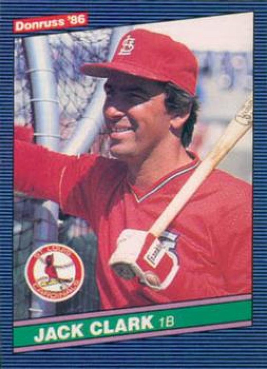 1986 Donruss #168 Jack Clark NM-MT St. Louis Cardinals 