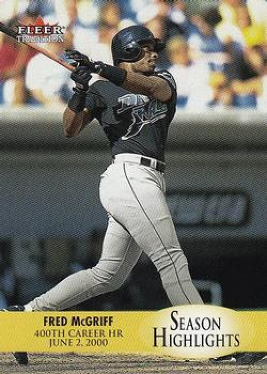 2000 Fleer Tradition Update #4 Fred McGriff SH NM-MT Tampa Bay Devil Rays 