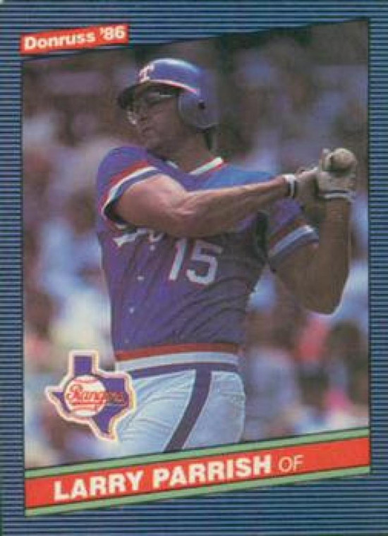 1986 Donruss #178 Larry Parrish NM-MT Texas Rangers 