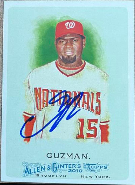 Cristian Guzman Autographed 2010 Topps Allen & Ginter #147