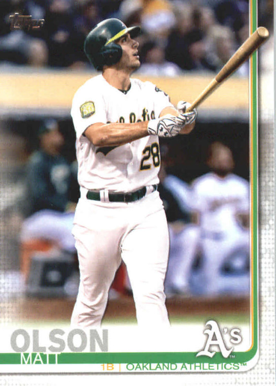 2019 Topps #289 Matt Olson NM-MT Oakland Athletics 