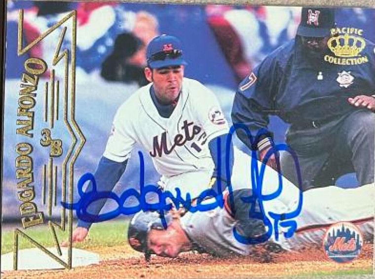 Edgardo Alfonzo Autographed 1998 Pacific #361