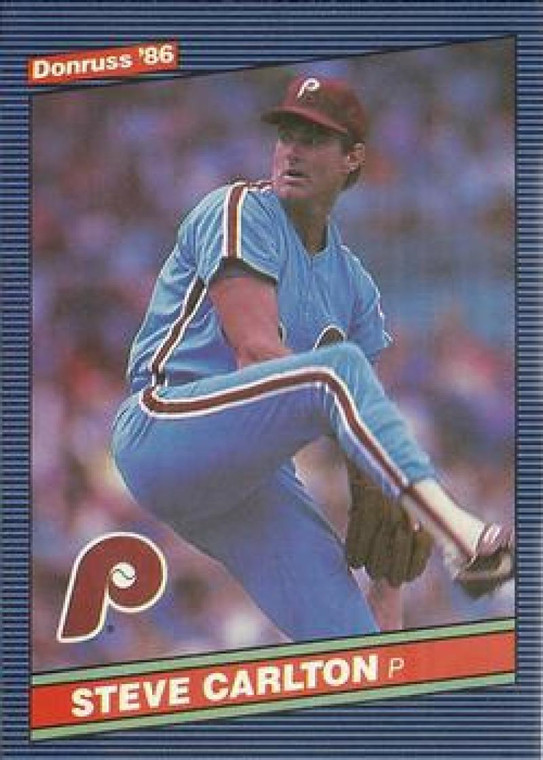 1986 Donruss #183 Steve Carlton NM-MT Philadelphia Phillies 