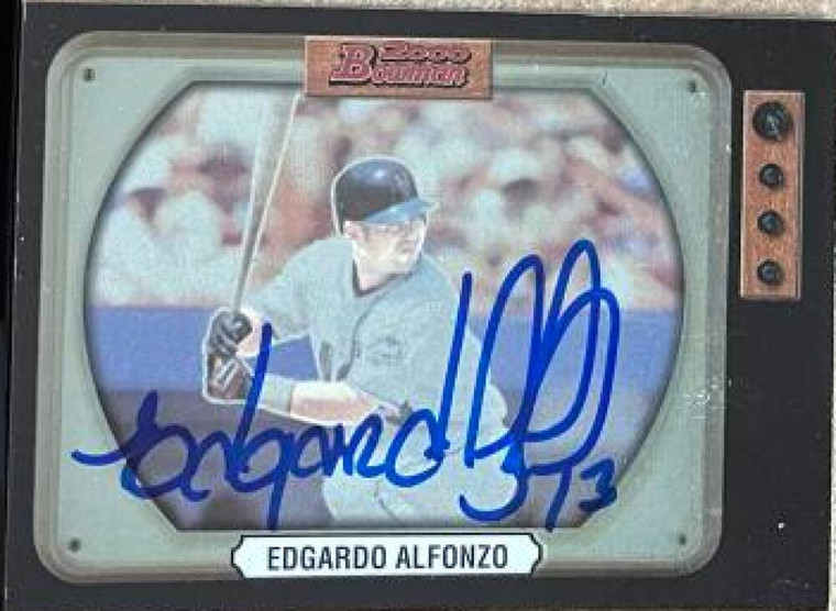 Edgardo Alfonzo Autographed 2000 Bowman Retro/Future #88