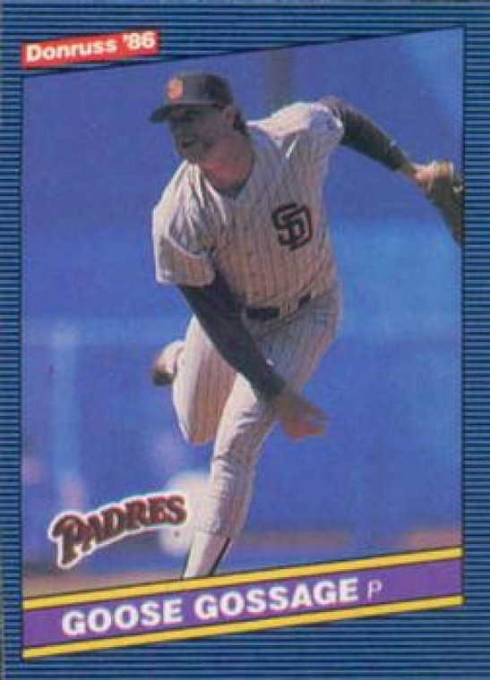 1986 Donruss #185 Rich Gossage NM-MT San Diego Padres 