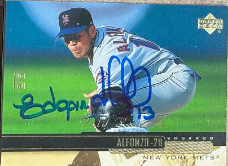 Edgardo Alfonzo Autographed 2000 Upper Deck Gold Reserve #214