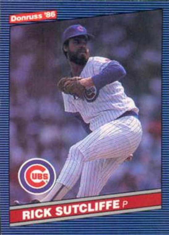 1986 Donruss #189 Rick Sutcliffe NM-MT Chicago Cubs 