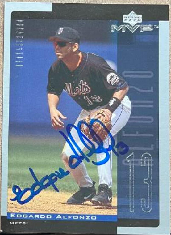 Edgardo Alfonzo Autographed 2001 Upper Deck MVP #263