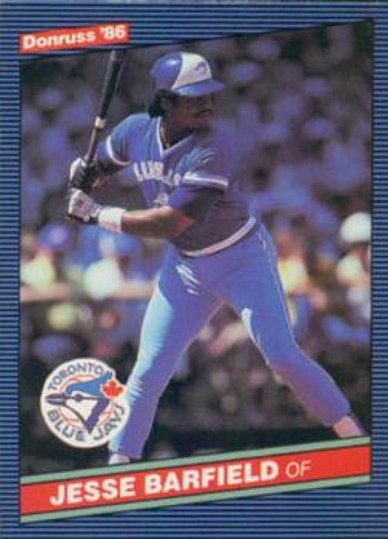 1986 Donruss #193 Jesse Barfield NM-MT Toronto Blue Jays 