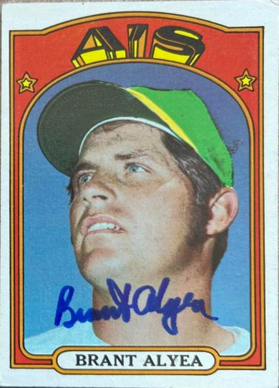 Brant Alyea Autographed 1972 Topps #383