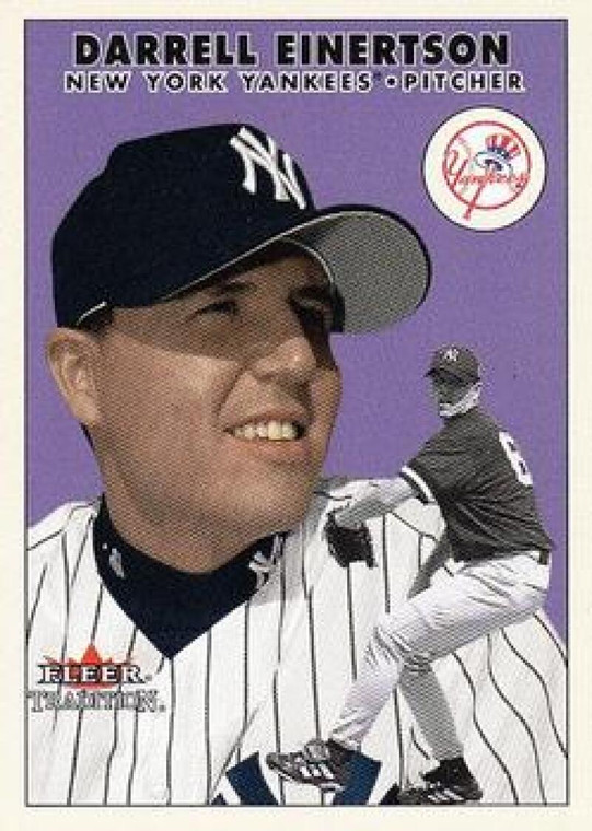 2000 Fleer Tradition Update #22 Darrell Einertson NM-MT RC Rookie New York Yankees 