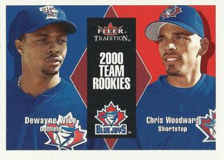 2000 Fleer Tradition Update #37 Chris Woodward/Dewayne Wise NM-MT Toronto Blue Jays 