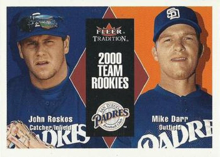 2000 Fleer Tradition Update #76 John Roskos/Mike Curtis Darr NM-MT San Diego Padres 