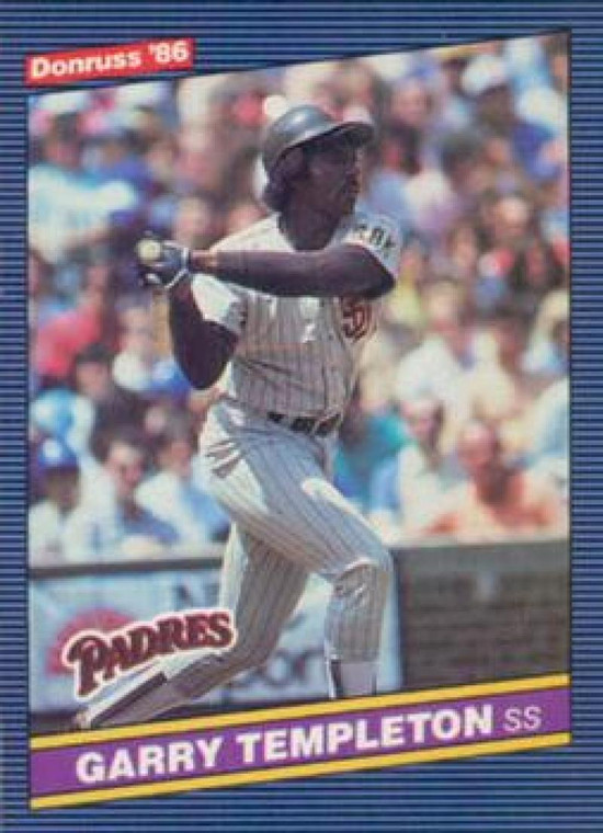 1986 Donruss #202 Garry Templeton NM-MT San Diego Padres 