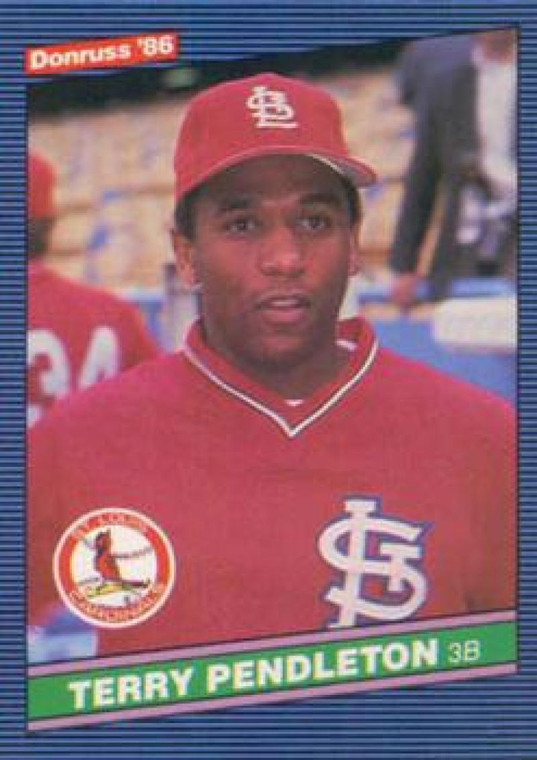 1986 Donruss #205 Terry Pendleton NM-MT St. Louis Cardinals 