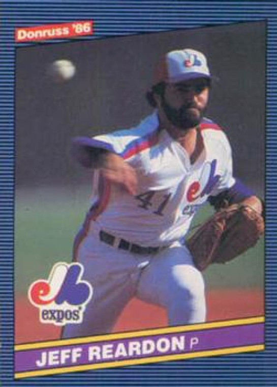 1986 Donruss #209 Jeff Reardon NM-MT Montreal Expos 