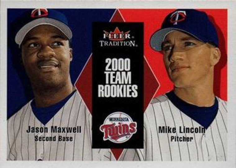 2000 Fleer Tradition Update #103 Jason Maxwell/Mike Lincoln NM-MT Minnesota Twins 