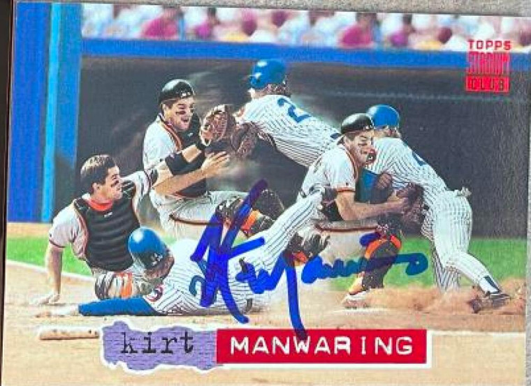 Kirt Manwaring Autographed 1994 Stadium Club #218