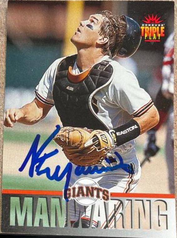 Kirt Manwaring Autographed 1994 Triple Play #106