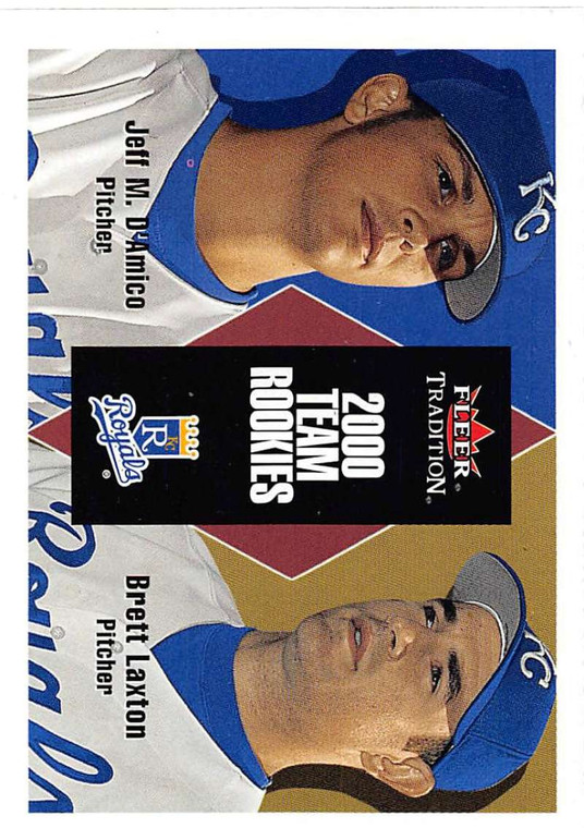 2000 Fleer Tradition Update #U122 Jeff M. D'Amico/Brett Laxton NM-MT RC Rookie Kansas City Royals 