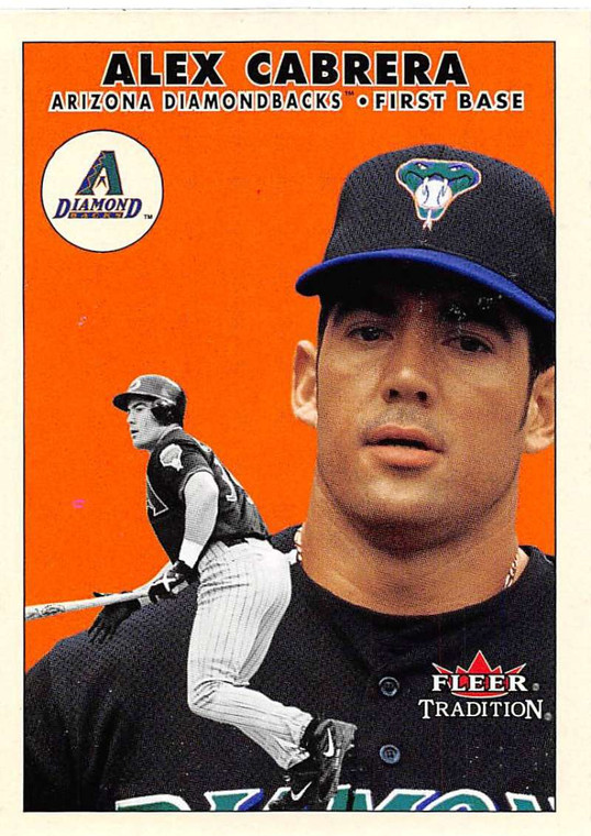 2000 Fleer Tradition Update #U125 Alex Cabrera NM-MT RC Rookie Arizona Diamondbacks 